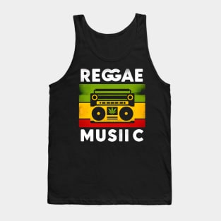 Reggae Music, Rasta Colors Tank Top